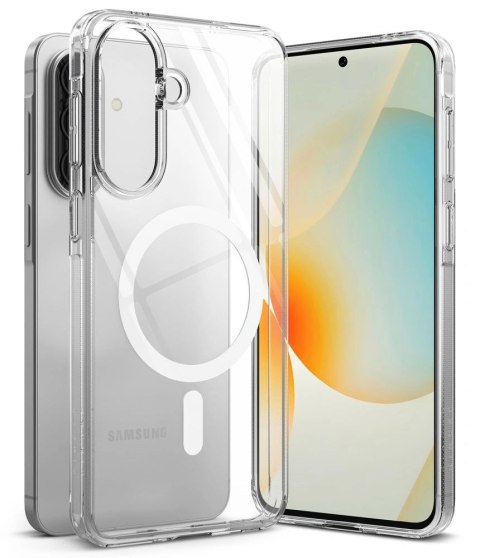 Etui Ringke Fusion Magnetic MagSafe na Samsung Galaxy A57 5G - przezroczyste