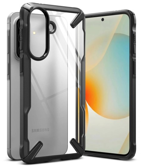 Etui Ringke Fusion X na Samsung Galaxy A57 5G - przezroczysto-czare