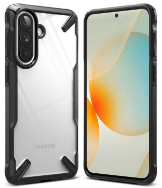 Etui Ringke Fusion X na Samsung Galaxy A57 5G - przezroczysto-czare
