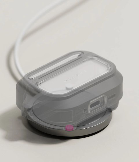 Etui Ringke UX Magnetic na AirPods Pro 3 - czarno-przezroczyste