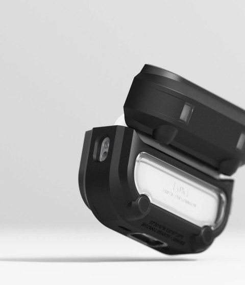 Etui Ringke UX Magnetic na AirPods Pro 3 - czarno-przezroczyste