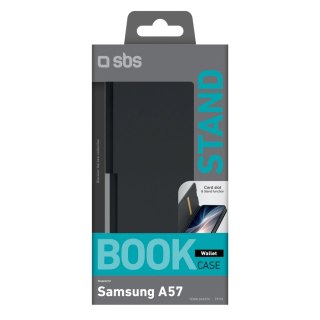 Etui SBS Wallet Smooth na Samsung Galaxy A57 z klapką - czarne