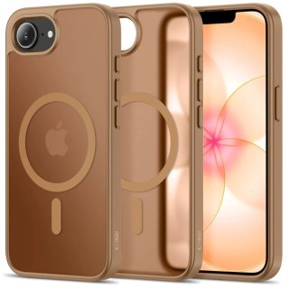 Etui Tech-Protect BasicMag MagSafe na iPhone 16e / 17e - brązowe