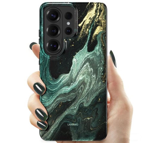 Etui Tech-Protect Lamano MagSafe na Samsung Galaxy S26 Ultra - czarno-zielone