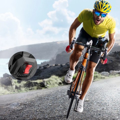 Joyroom uchwyt na telefon do roweru / hulajnogi / motocykla czarny (JR-ZS288)