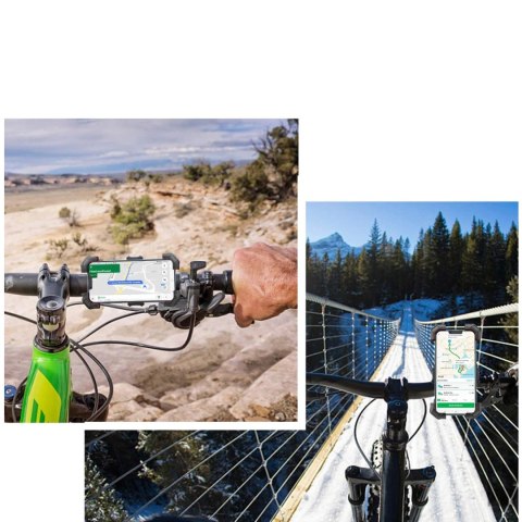 Joyroom uchwyt na telefon do roweru / hulajnogi / motocykla czarny (JR-ZS288)