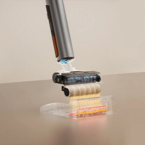 Odkurzacz pionowy UWANT D800 Wet&Dry z funkcją mopowania i stacją ładowania - szary