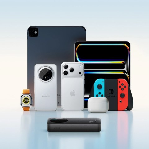 Powerbank Joyroom JR-PBF14 Pro 22,5W 20000mAh z wyświetlaczem cyfrowym 2x USB-A 1x USB-C - czarny