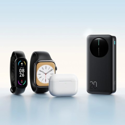 Powerbank Joyroom JR-PBF14 Pro 22,5W 20000mAh z wyświetlaczem cyfrowym 2x USB-A 1x USB-C - czarny