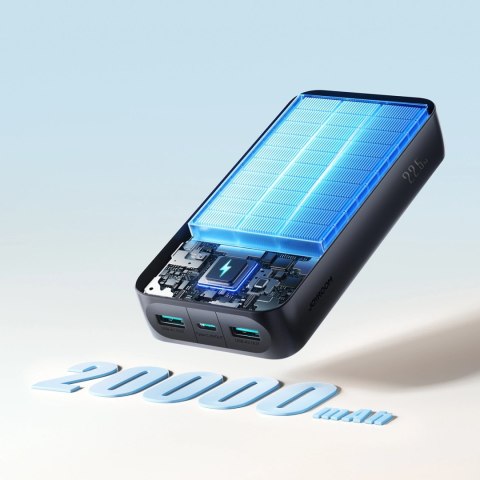 Powerbank Joyroom JR-PBF14 Pro 22,5W 20000mAh z wyświetlaczem cyfrowym 2x USB-A 1x USB-C - czarny