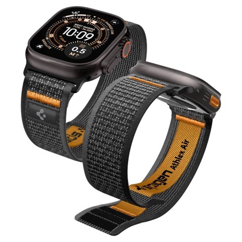 SPIGEN ATHLEX AIR 2 APPLE WATCH 8 / 9 / 10 / 11 / SE / ULTRA (44 / 45 / 46 / 49 MM) ACTIVE BLACK / ORANGE