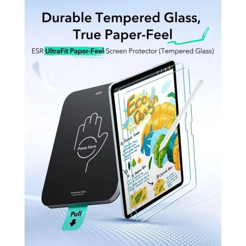 Szkło hartowane ESR Paper Feel na iPad Air 10.9" (2020/2022) / 11" (2024/2025/2026)