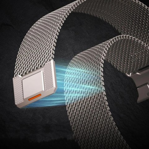 Bransoleta Tech-Protect Milano Vanguard na Apple Watch (44 / 45 / 46 / 49 mm) - tytanowa