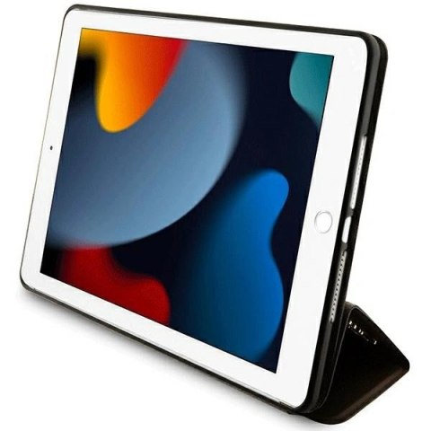 Etui Guess 4G Stripe Allover na iPad 10.2" - brązowe