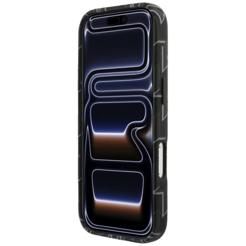 Etui Karl Lagerfeld Monogram logo MagSafe na iPhone 17 Pro Max - czarne