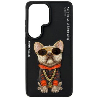 Etui Nimmy Glasses Cool Dog na Samsung Galaxy S26 Ultra - czarne