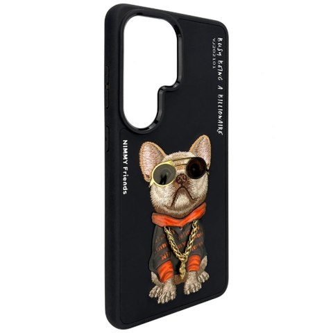 Etui Nimmy Glasses Cool Dog na Samsung Galaxy S26 Ultra - czarne