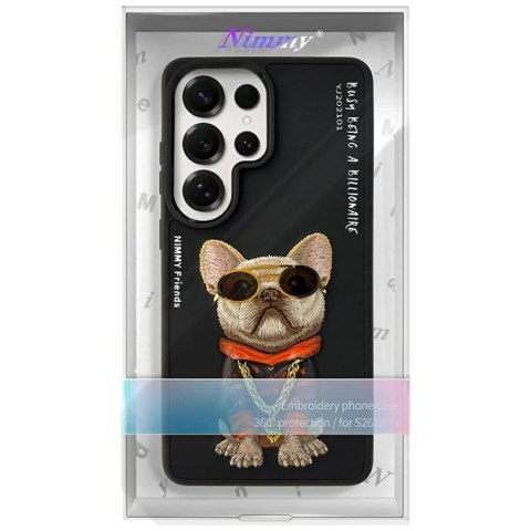 Etui Nimmy Glasses Cool Dog na Samsung Galaxy S26 Ultra - czarne