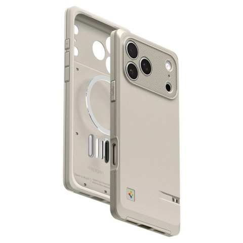 Etui Spigen Classic LS MagSafe na iPhone 17 Pro - beżowe