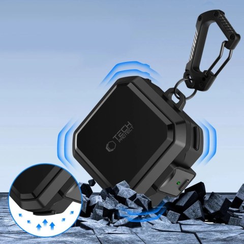 Etui Tech-Protect Carbonox MagSafe na Samsung Galaxy Buds 4 / 4 Pro - czarne