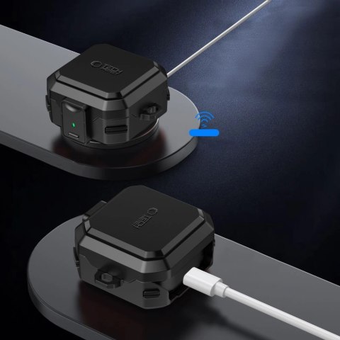 Etui Tech-Protect Carbonox MagSafe na Samsung Galaxy Buds 4 / 4 Pro - czarne