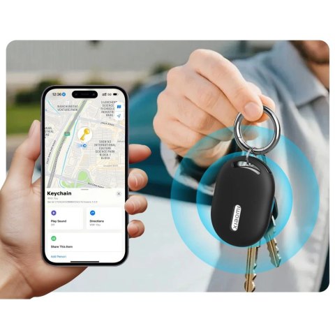 Etui Tech-Protect Icon na Xiaomi Tag - czarne