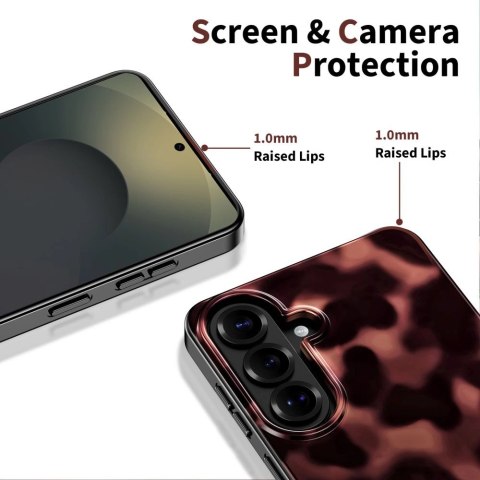 Etui Tech-Protect Lamano MagSafe na Samsung Galaxy A36 / A37 5G - czarno-brązowe