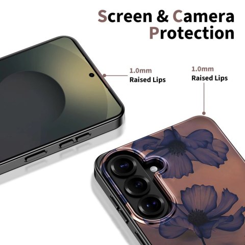 Etui Tech-Protect Lamano MagSafe na Samsung Galaxy A57 5G - brązowo-fioletowe