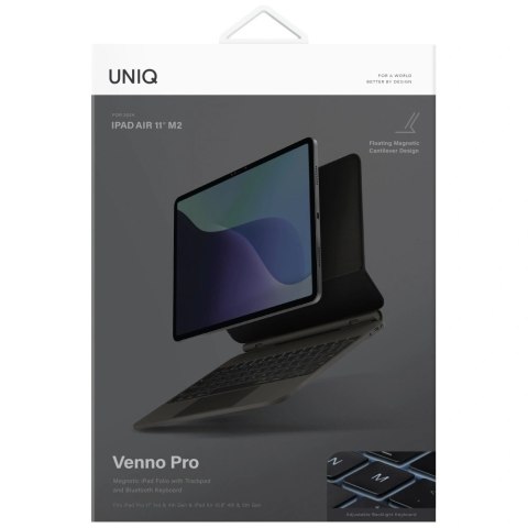 Etui UNIQ Venno Pro Magnetic Smart z klawiaturą na iPad Air 10.9" (2020/2022) / Pro 11" (2021/2022) / Air 11" (2024/2025/2026) -