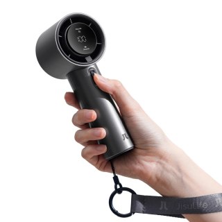 Mini dmuchawa Jisulife Handheld Fan Pro1 S 5000mAh FA53PRO przenośny wiatraczek wentylator USB metalowy - ciemnoszary