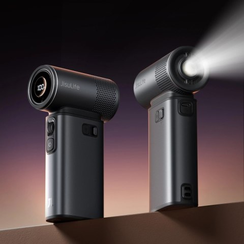 Mini dmuchawa Jisulife Handheld Fan Ultra2 9000mAh 5w1 przenośny wiatraczek USB - ciemnoszara