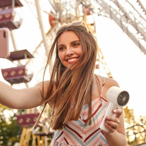 Mini wentylator Jisulife Handheld Fan 10 4000mAh przenośny wiatraczek USB - szary