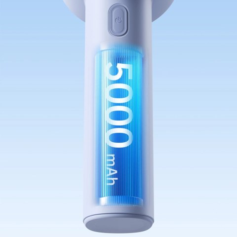 Mini wentylator Jisulife Handheld Fan 10S 5000mAh przenośny wiatraczek USB - niebieski