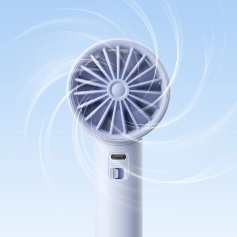 Mini wentylator Jisulife Handheld Fan 10S 5000mAh przenośny wiatraczek USB - niebieski