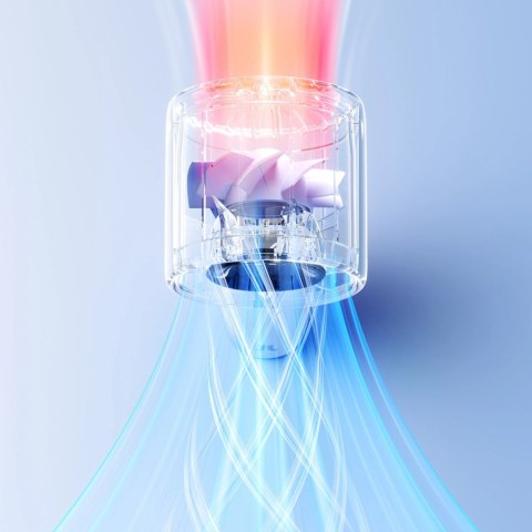 Mini wentylator Jisulife Handheld Fan 10S 5000mAh przenośny wiatraczek USB - niebieski