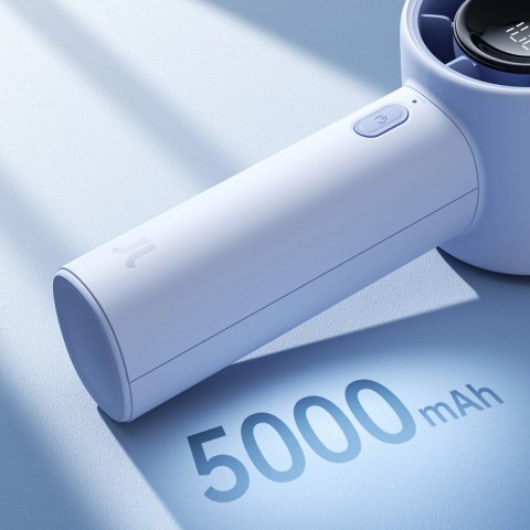Mini wentylator Jisulife Handheld Fan 10S 5000mAh przenośny wiatraczek USB - niebieski