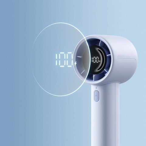 Mini wentylator Jisulife Handheld Fan 10S 5000mAh przenośny wiatraczek USB - niebieski