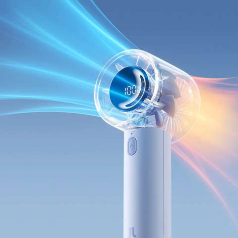 Mini wentylator Jisulife Handheld Fan 10S 5000mAh przenośny wiatraczek USB - niebieski