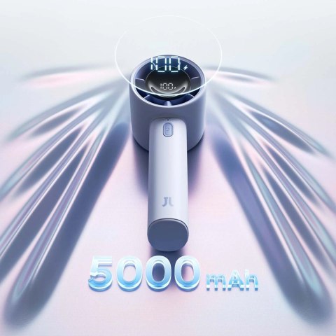 Mini wentylator Jisulife Handheld Fan 10S 5000mAh przenośny wiatraczek USB - niebieski