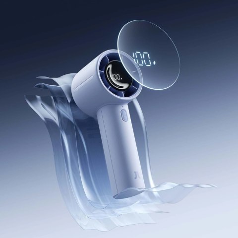 Mini wentylator Jisulife Handheld Fan 10S 5000mAh przenośny wiatraczek USB - niebieski