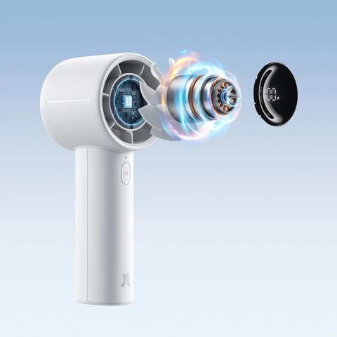 Mini wentylator Jisulife Handheld Fan 10S 5000mAh przenośny wiatraczek USB - szary