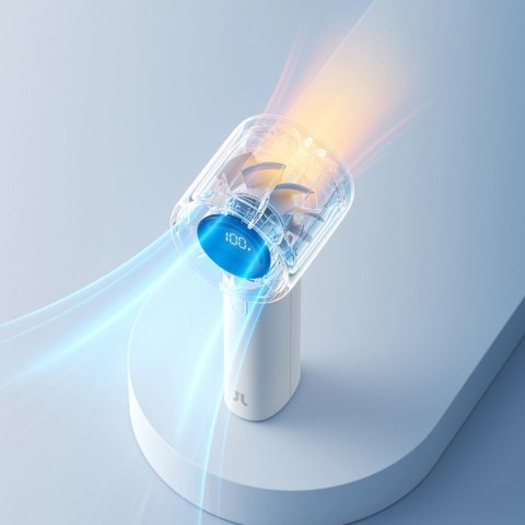 Mini wentylator Jisulife Handheld Fan 10S 5000mAh przenośny wiatraczek USB - szary