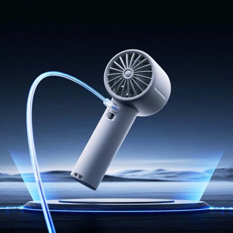 Mini wentylator Jisulife Handheld Fan 10S 5000mAh przenośny wiatraczek USB - szary
