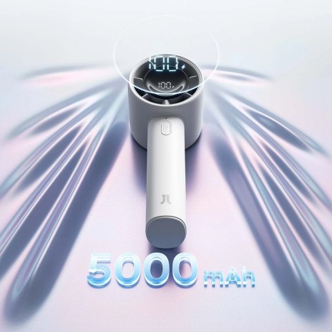 Mini wentylator Jisulife Handheld Fan 10S 5000mAh przenośny wiatraczek USB - szary