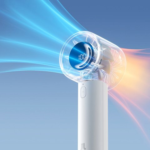 Mini wentylator Jisulife Handheld Fan 10S 5000mAh przenośny wiatraczek USB - szary