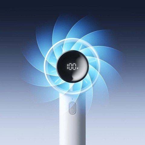 Mini wentylator Jisulife Handheld Fan 10S 5000mAh przenośny wiatraczek USB - szary