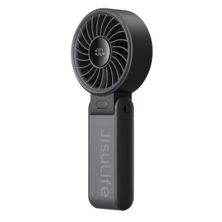 Mini wentylator Jisulife Handheld Fan Life7 3600mAh przenośny wiatraczek USB - czarny