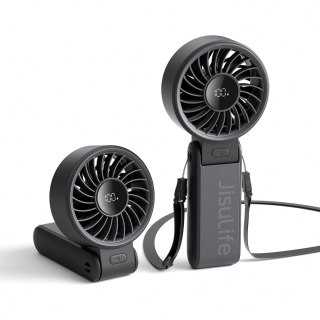 Mini wentylator Jisulife Handheld Fan Life7 3600mAh przenośny wiatraczek USB - czarny