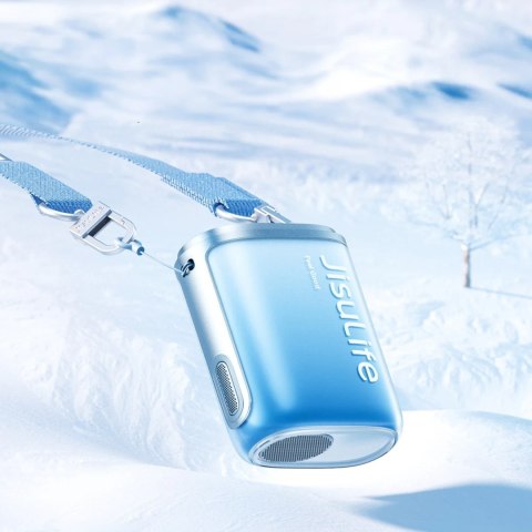 Mini wentylator Jisulife Neck Fan 5 4500mAh ze smyczą - niebieski