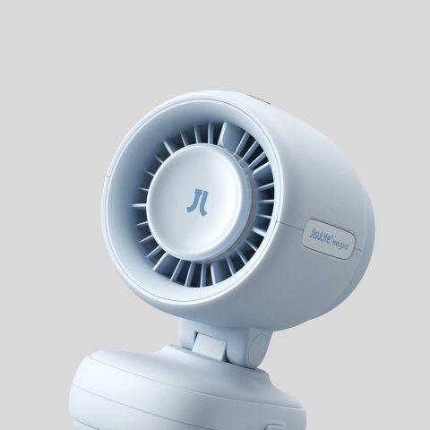 Mini wentylator Jisulife Stroller Fan 4 5000mAh na wózek dziecięcy z elastycznym tripodem - niebieski